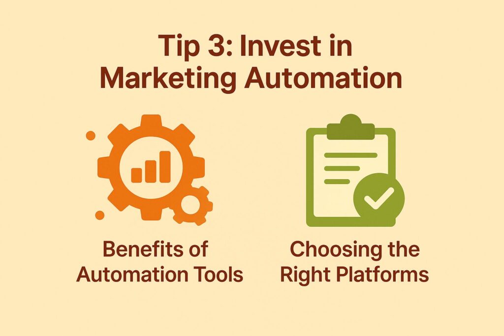 Tip 3: Invest in Marketing Automation