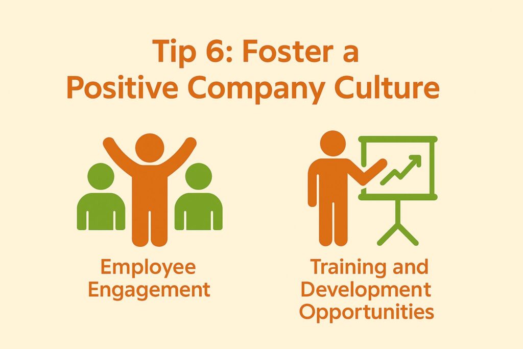 Tip 6: Foster a Positive Company Culture