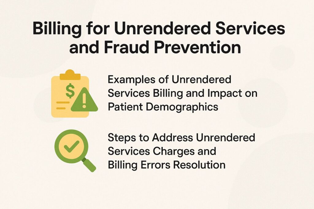 Billing for Unrendered Services and Fraud Prevention