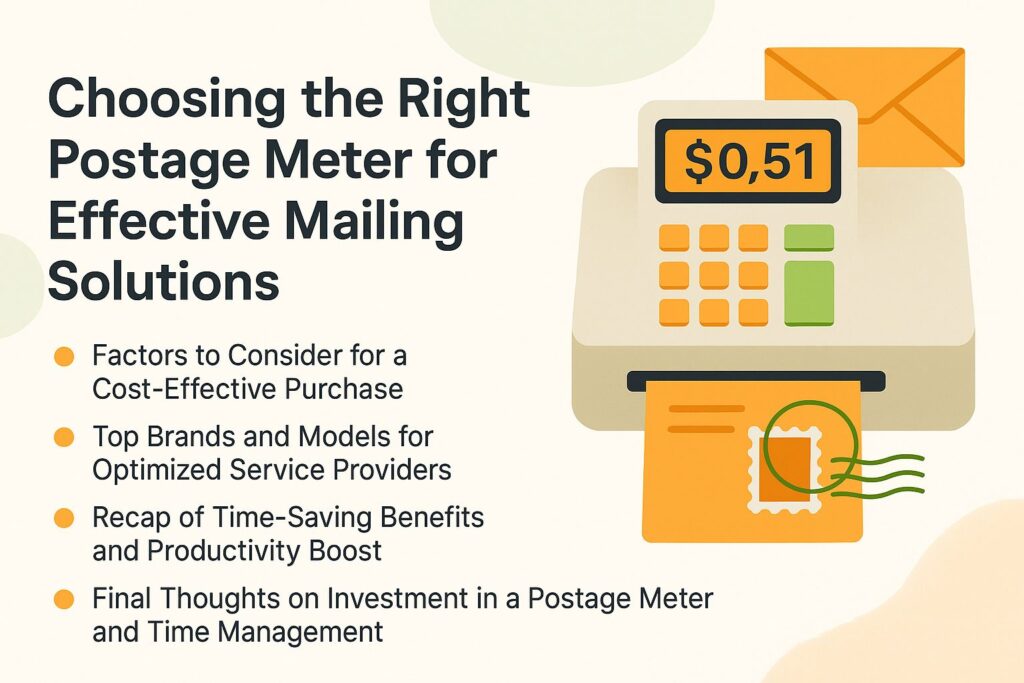 Choosing the Right Postage Meter for Effective Mailing Solutions