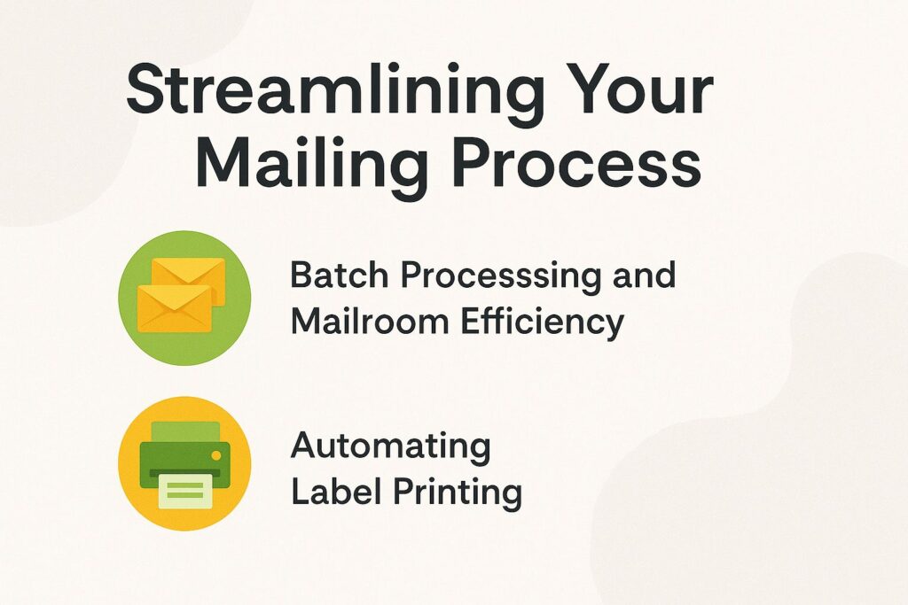 Streamlining Your Mailing Process