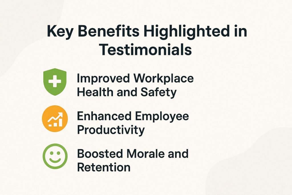 Key Benefits Highlighted in Testimonials